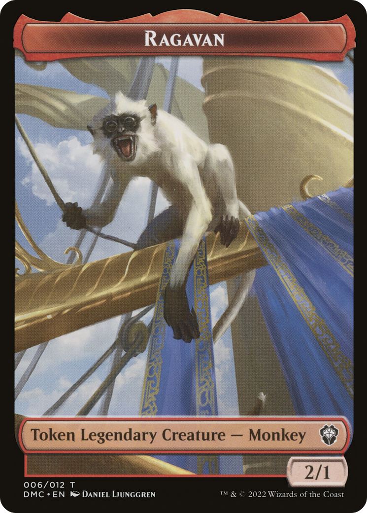 Magic: The Gathering - Ragavan Token - Dominaria United Commander Tokens