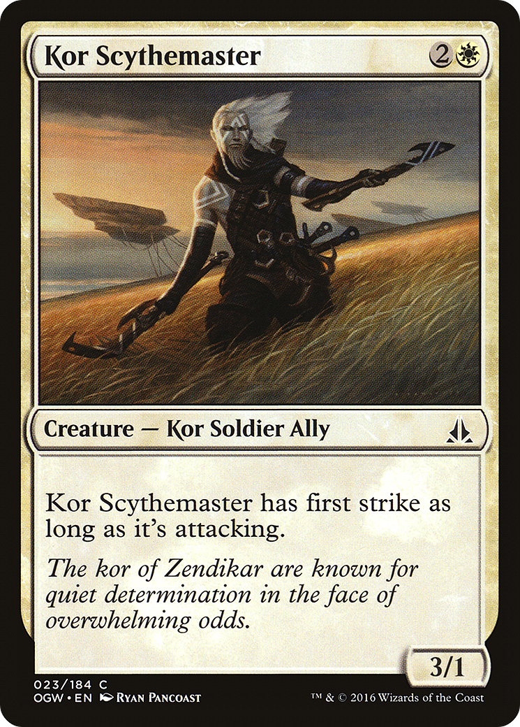 Magic: The Gathering - Kor Scythemaster Foil - Oath of the Gatewatch
