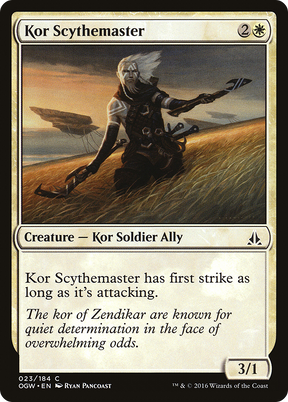 Magic: The Gathering - Kor Scythemaster Foil - Oath of the Gatewatch