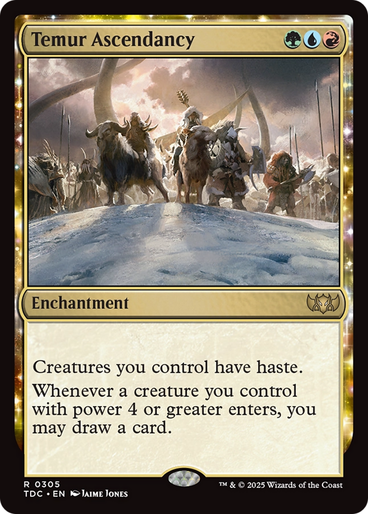 Magic: The Gathering - Temur Ascendancy - Tarkir: Dragonstorm Commander