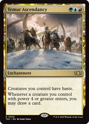 Magic: The Gathering - Temur Ascendancy - Tarkir: Dragonstorm Commander