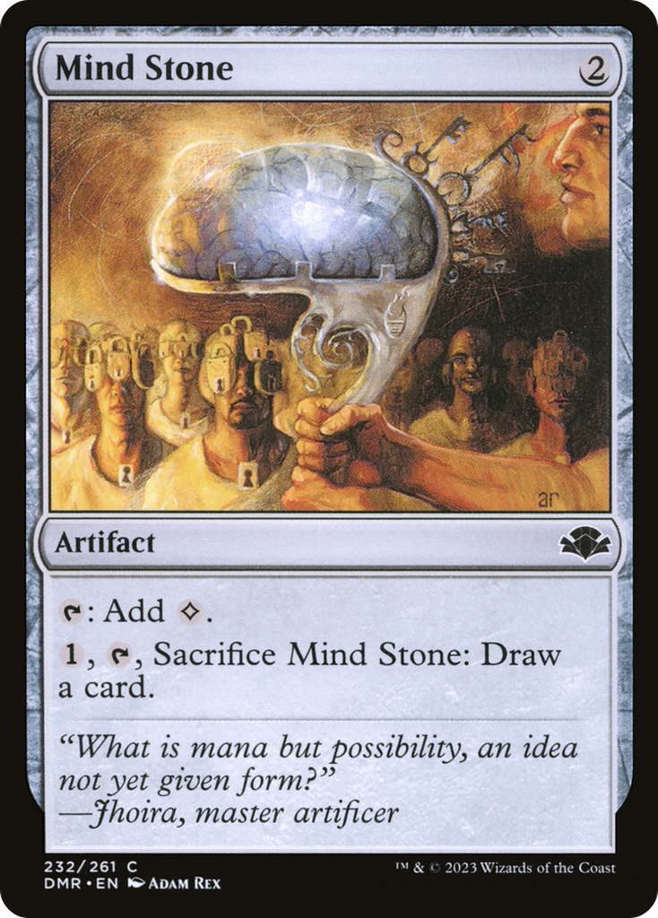 Magic: The Gathering - Mind Stone Foil - Dominaria Remastered