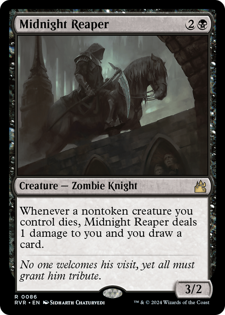 Magic: The Gathering - Midnight Reaper - Ravnica Remastered