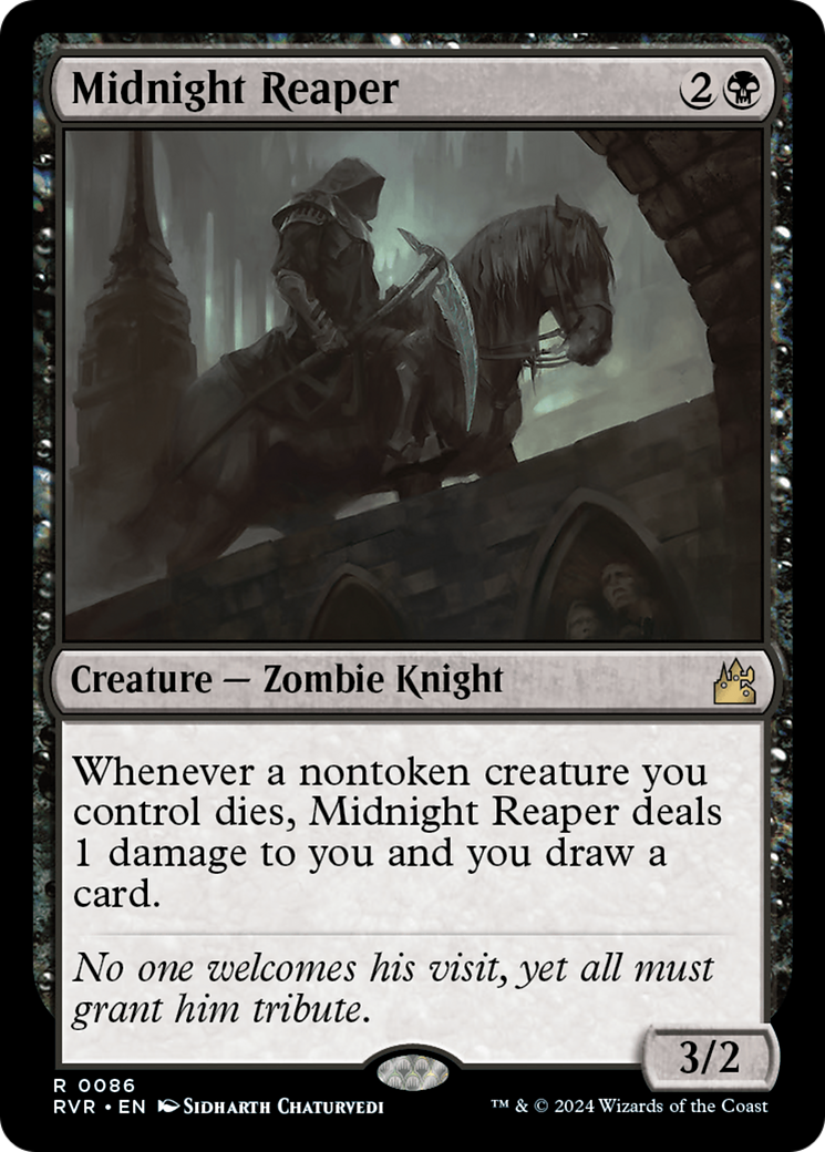 Magic: The Gathering - Midnight Reaper Foil - Ravnica Remastered