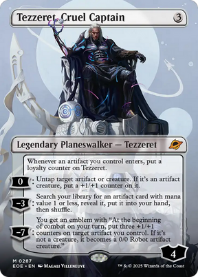 Magic: The Gathering - Tezzeret, Cruel Captain Foil - Edge of Eternities