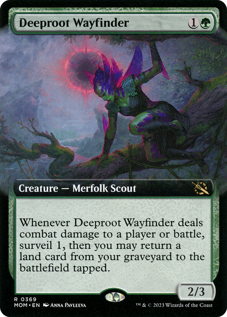 Magic: The Gathering - Deeproot Wayfinder Foil - March of the Machine