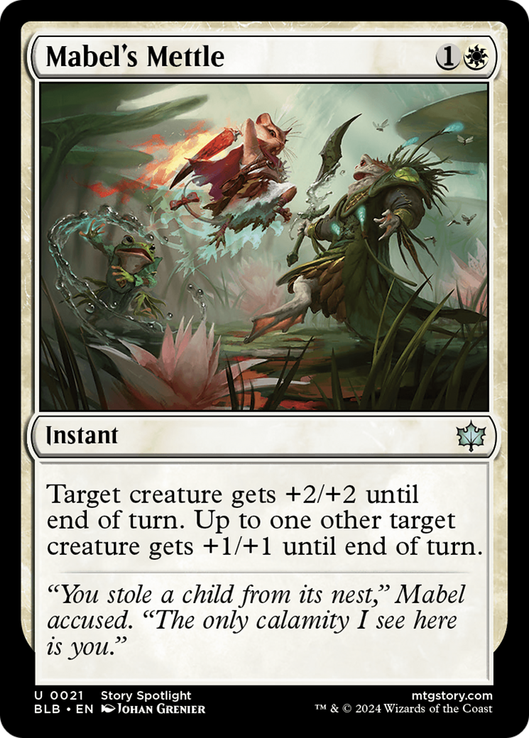Magic: The Gathering - Mabel's Mettle Foil - Bloomburrow