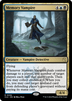 Magic: The Gathering - Memory Vampire - Ravnica: Clue Edition