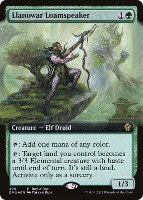 Magic: The Gathering - Llanowar Loamspeaker Foil - Dominaria United