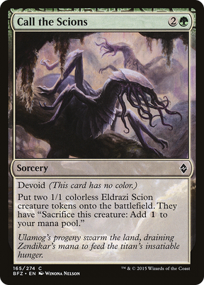 Magic: The Gathering - Call the Scions Foil - Battle for Zendikar