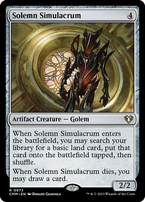 Magic: The Gathering - Solemn Simulacrum - Commander Masters