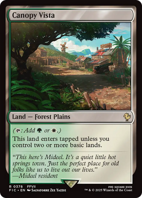 Magic: The Gathering - Canopy Vista - Final Fantasy Commander