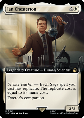 Magic: The Gathering - Ian Chesterton Foil - Doctor Who