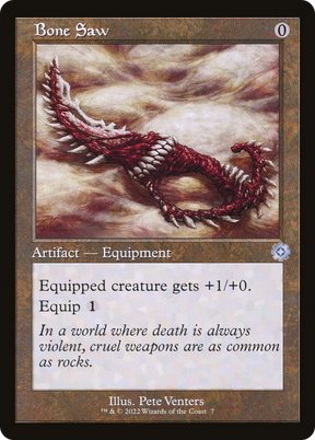 Magic: The Gathering - Bone Saw - The Brothers' War Retro Artifacts