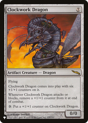 Magic: The Gathering - Clockwork Dragon - The List