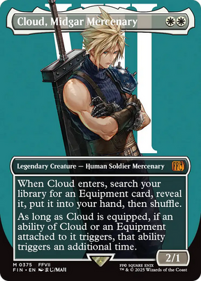 Magic: The Gathering - Cloud, Midgar Mercenary Foil - Final Fantasy