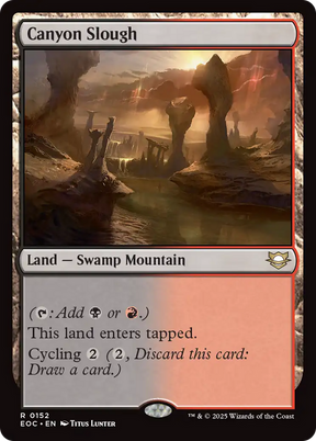 Magic: The Gathering - Canyon Slough - Edge of Eternities Commander