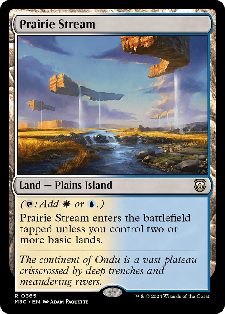 Magic: The Gathering - Prairie Stream - Modern Horizons 3 Commander