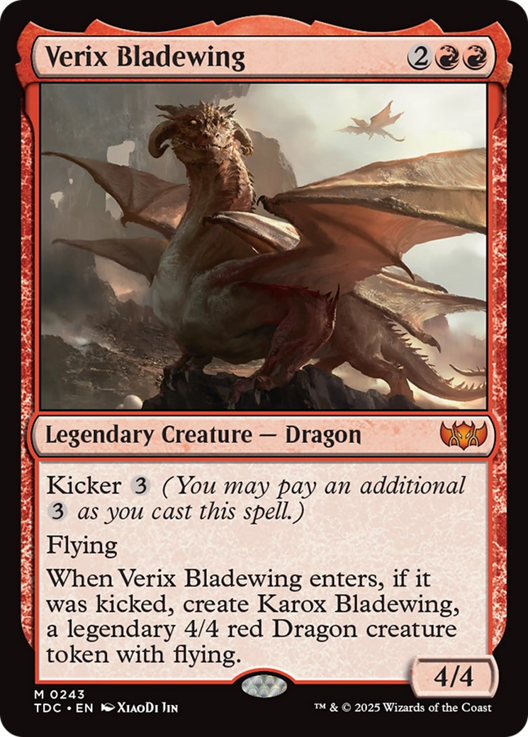 Magic: The Gathering - Verix Bladewing - Tarkir: Dragonstorm Commander