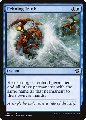 Magic: The Gathering - Echoing Truth - Dominaria United Commander