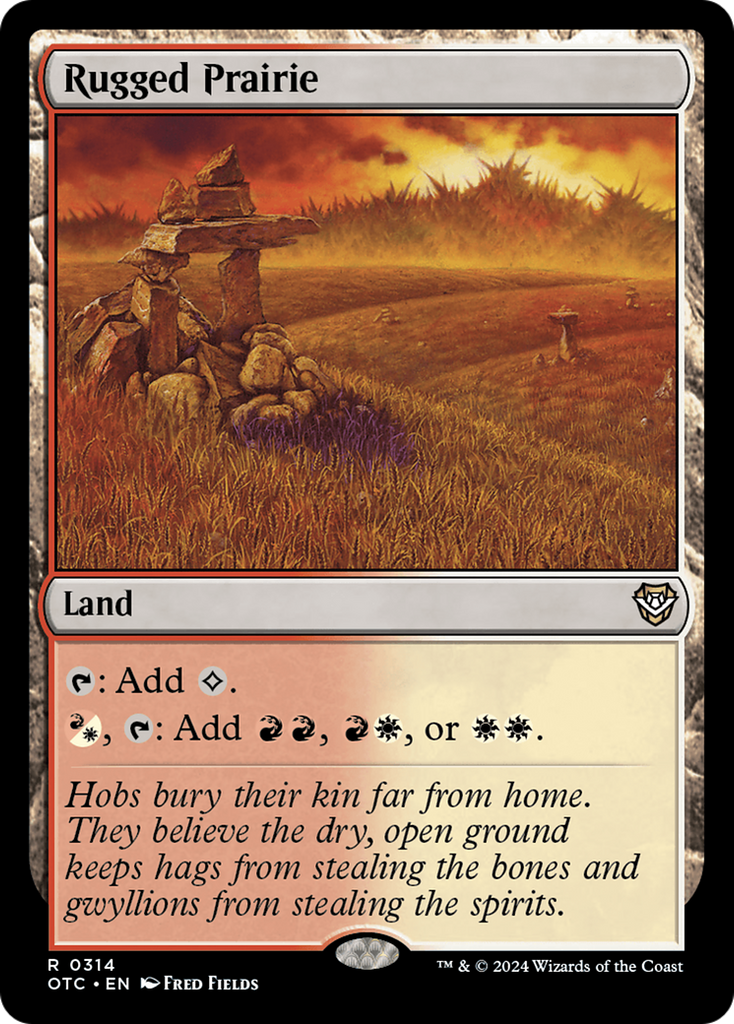 Magic: The Gathering - Rugged Prairie - Outlaws of Thunder Junction Commander