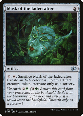 Magic: The Gathering - Mask of the Jadecrafter Foil - The Brothers' War