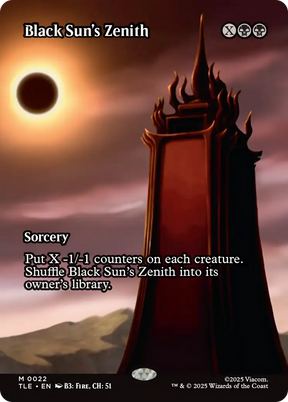 Magic: The Gathering - Black Sun's Zenith Foil - Avatar: The Last Airbender Eternal
