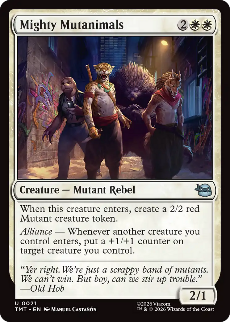 Magic: The Gathering - Mighty Mutanimals - Teenage Mutant Ninja Turtles
