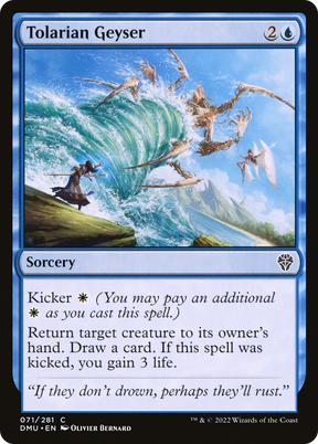 Magic: The Gathering - Tolarian Geyser - Dominaria United