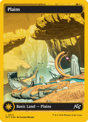 Magic: The Gathering - Plains #512 Foil - Aetherdrift
