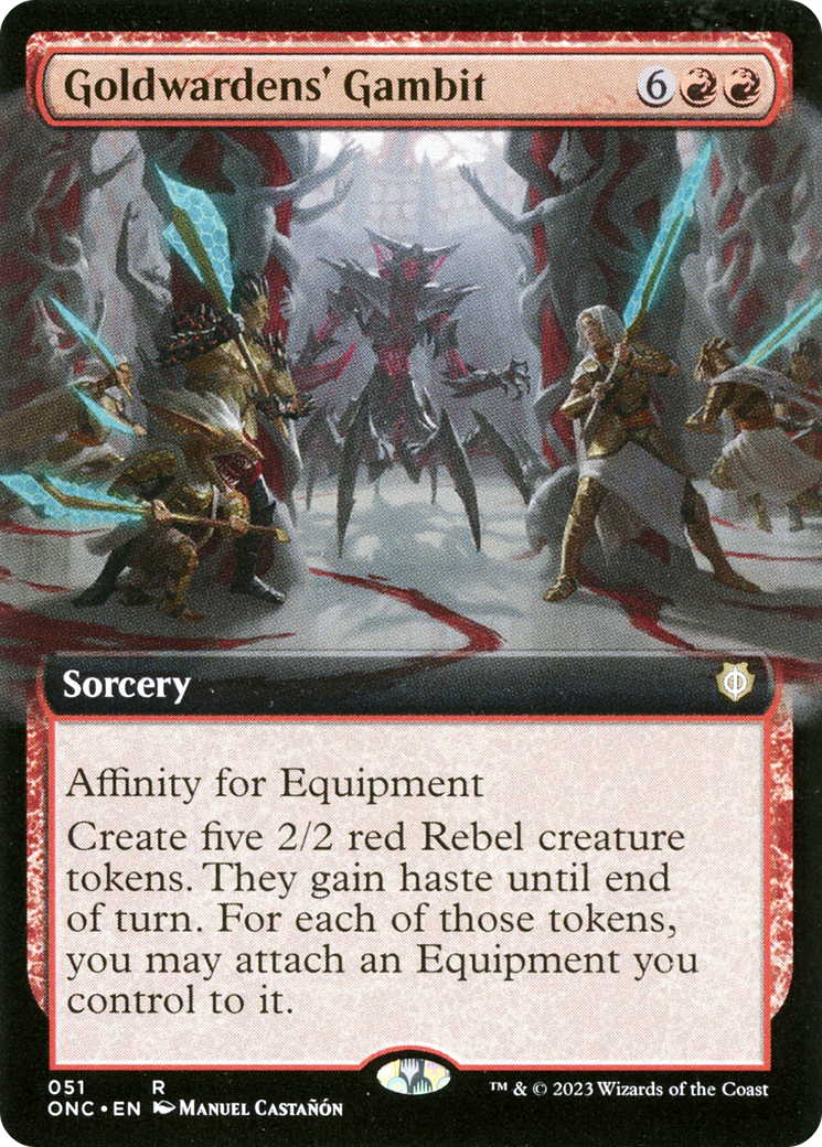 Magic: The Gathering - Goldwardens' Gambit Foil - Phyrexia: All Will Be One Commander