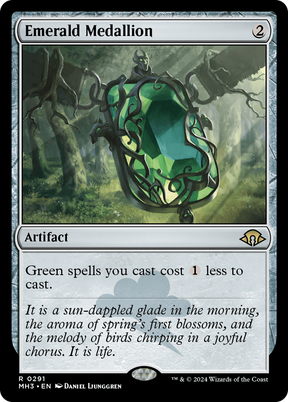 Magic: The Gathering - Emerald Medallion Foil - Modern Horizons 3