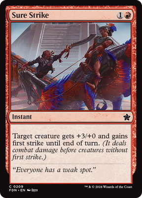 Magic: The Gathering - Sure Strike Foil - Foundations