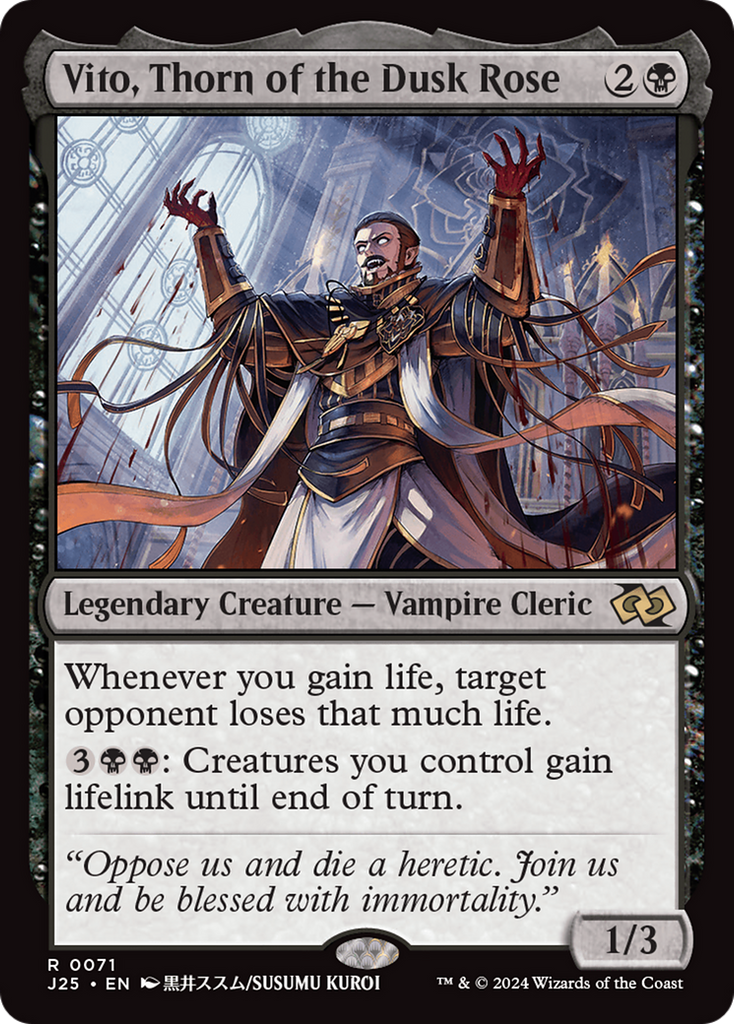 Magic: The Gathering - Vito, Thorn of the Dusk Rose - Foundations Jumpstart