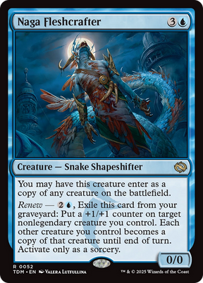 Magic: The Gathering - Naga Fleshcrafter - Tarkir: Dragonstorm