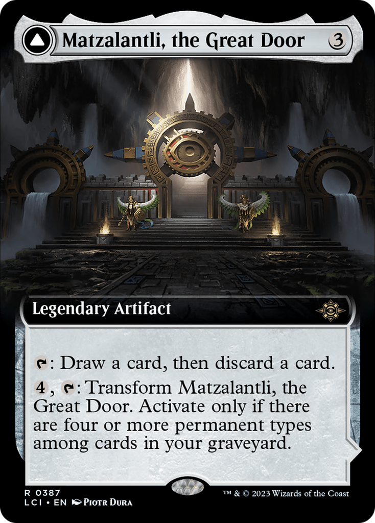 Magic: The Gathering - Matzalantli, the Great Door // The Core Foil - The Lost Caverns of Ixalan