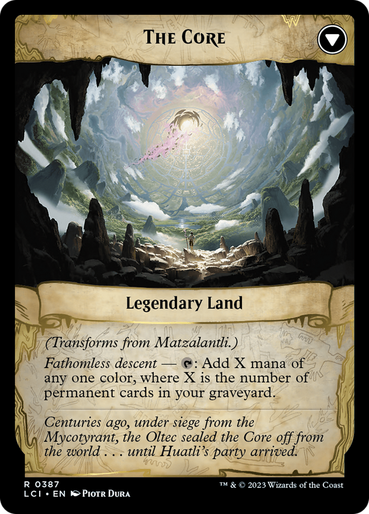 Magic: The Gathering - Matzalantli, the Great Door // The Core Foil - The Lost Caverns of Ixalan