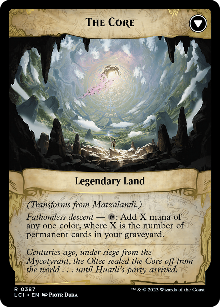 Magic: The Gathering - Matzalantli, the Great Door // The Core - The Lost Caverns of Ixalan