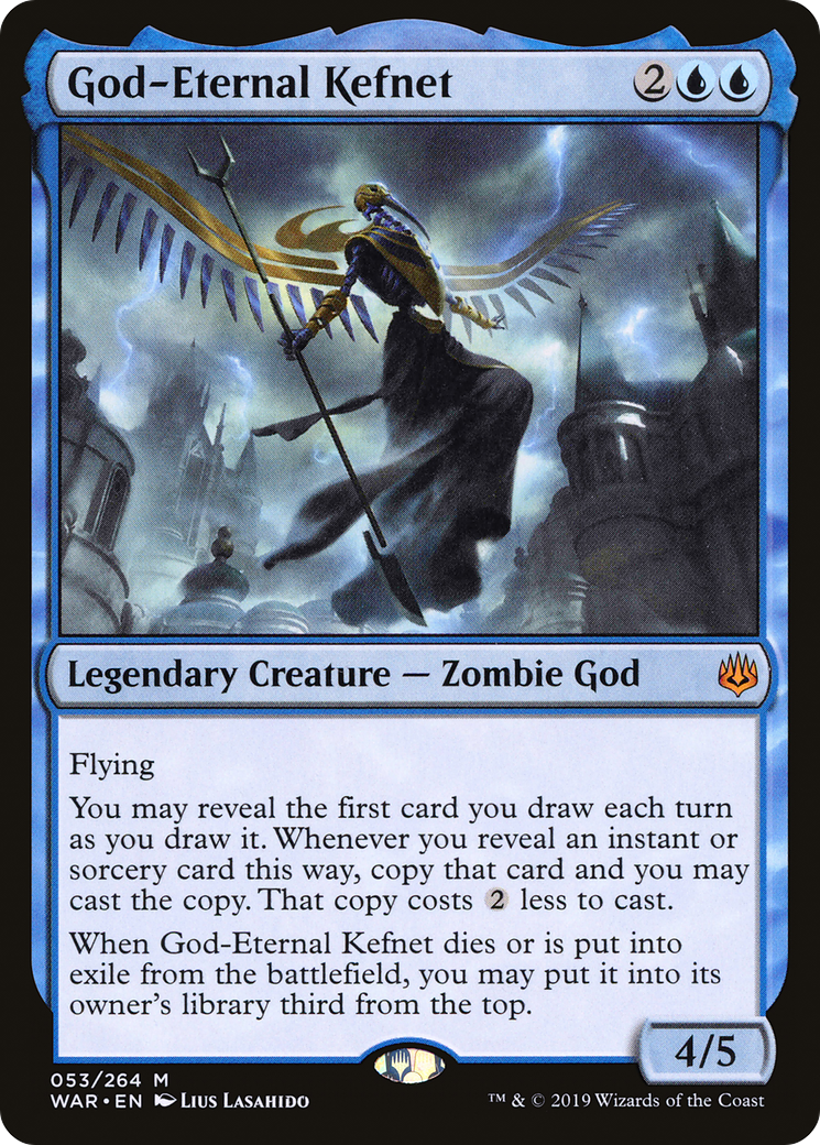 Magic: The Gathering - God-Eternal Kefnet Foil - War of the Spark