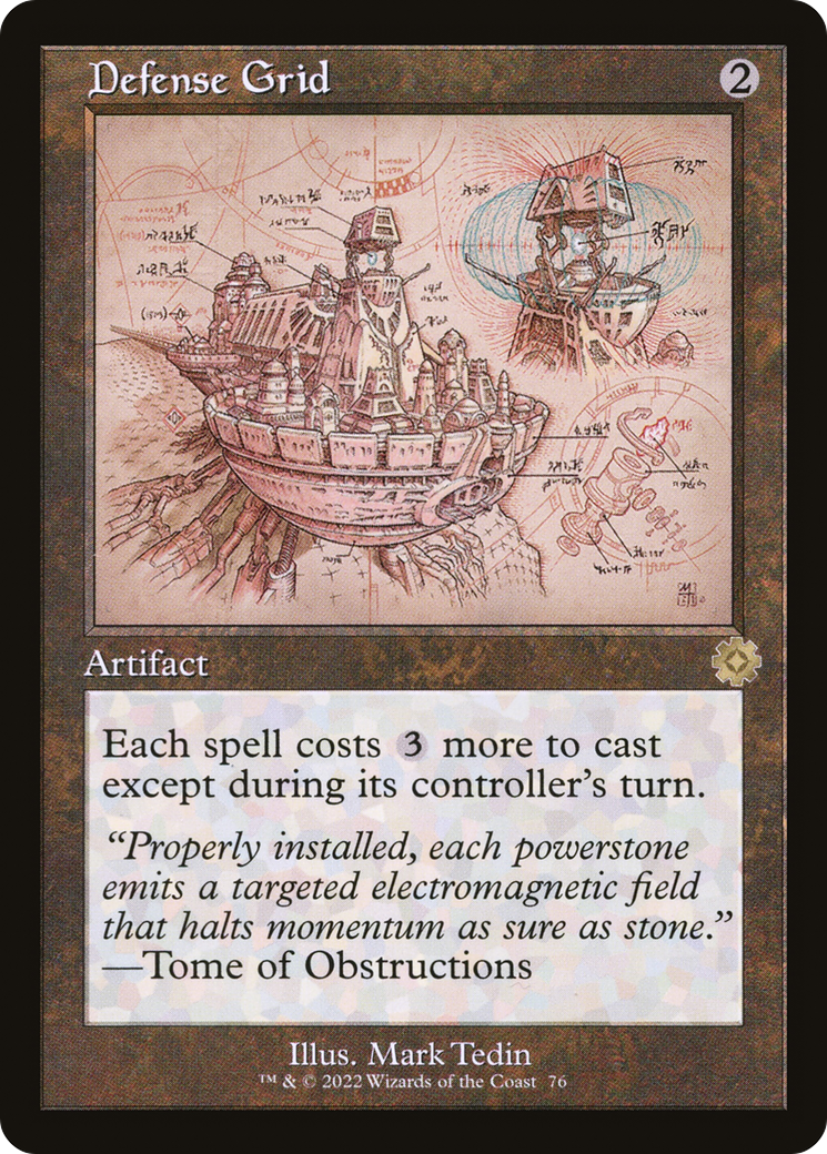 Magic: The Gathering - Defense Grid - The Brothers' War Retro Artifacts