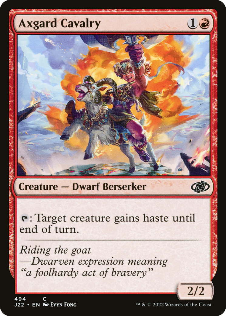Magic: The Gathering - Axgard Cavalry - Jumpstart 2022