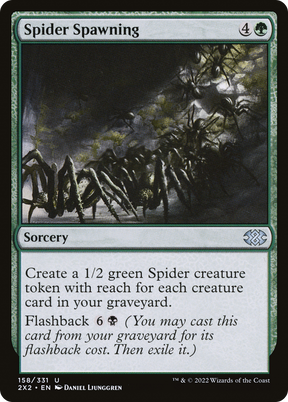 Magic: The Gathering - Spider Spawning Foil - Double Masters 2022