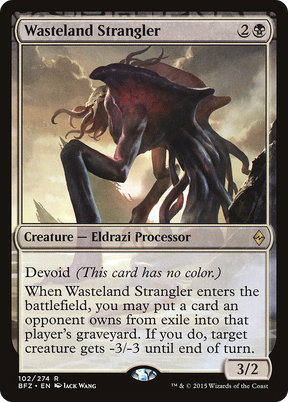 Magic: The Gathering - Wasteland Strangler Foil - Battle for Zendikar