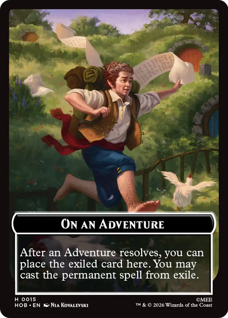Magic: The Gathering - On an Adventure - The Hobbit Tokens