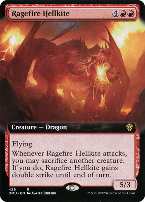Magic: The Gathering - Ragefire Hellkite Foil - Dominaria United