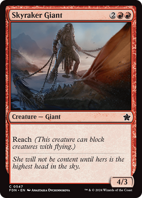 Magic: The Gathering - Skyraker Giant - Foundations