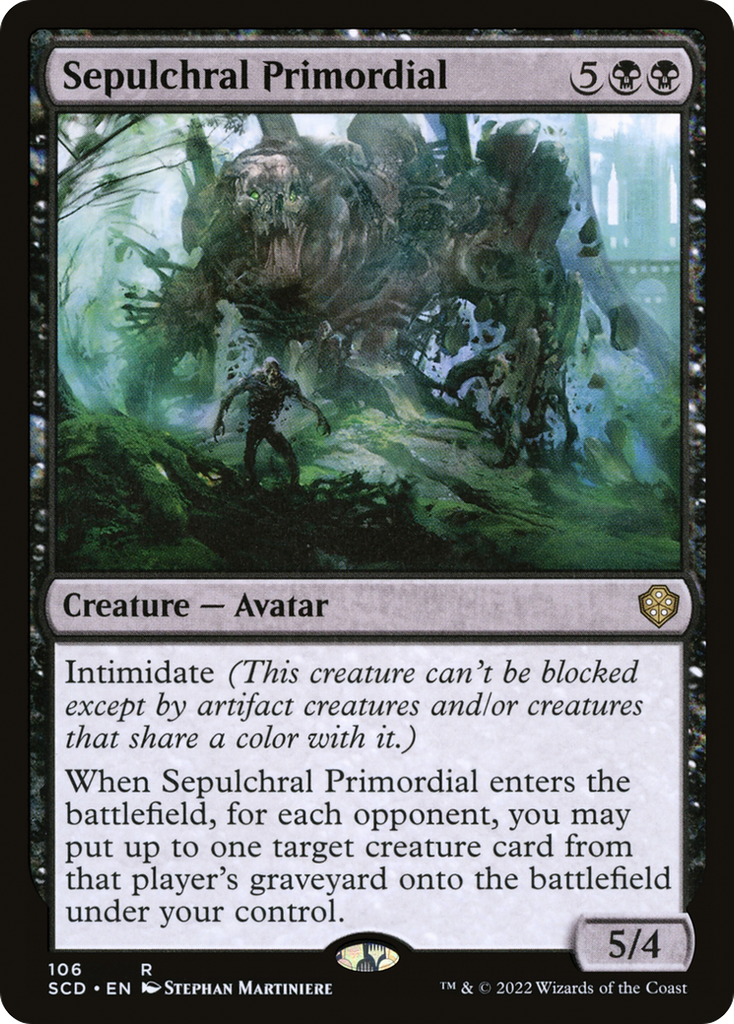 Magic: The Gathering - Sepulchral Primordial - Starter Commander Decks