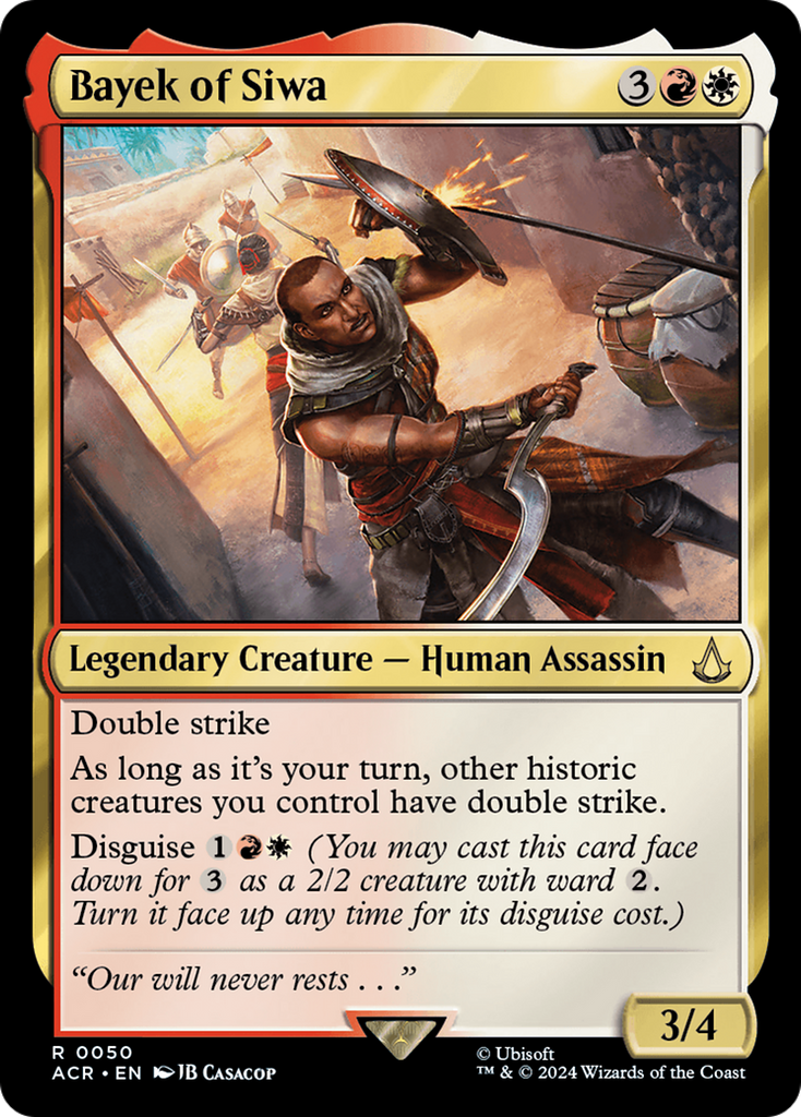 Magic: The Gathering - Bayek of Siwa Foil - Assassin's Creed