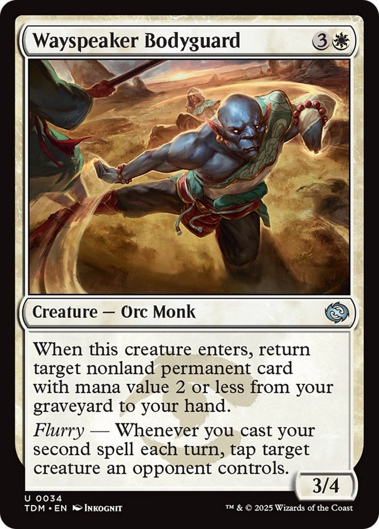 Magic: The Gathering - Wayspeaker Bodyguard Foil - Tarkir: Dragonstorm