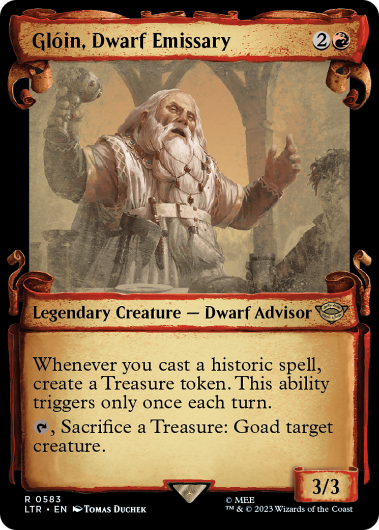 Magic: The Gathering - Glóin, Dwarf Emissary - The Lord of the Rings: Tales of Middle-earth